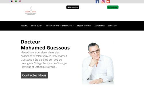 لقطة شاشة لموقع Clinique de chirurgie esthétique et bien être au Maroc
بتاريخ 02/06/2021
بواسطة دليل مواقع إنسااي