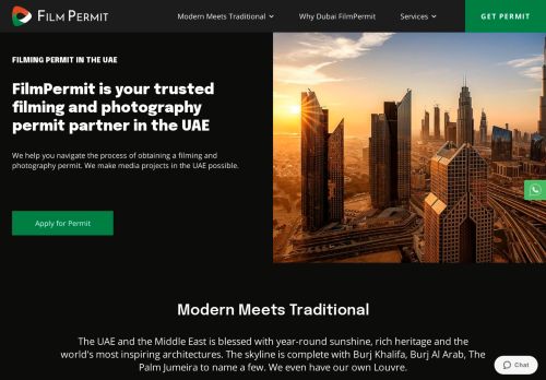 لقطة شاشة لموقع Dubai film permit
بتاريخ 19/07/2021
بواسطة دليل مواقع إنسااي