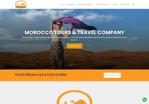 لقطة شاشة لموقع Morocco Tours Company
بتاريخ 15/11/2021
بواسطة دليل مواقع إنسااي