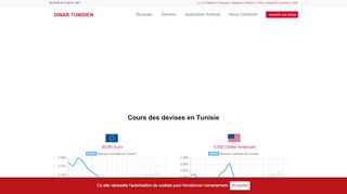 لقطة شاشة لموقع الدينار التونسي: سعر الصرف
بتاريخ 21/09/2019
بواسطة دليل مواقع إنسااي