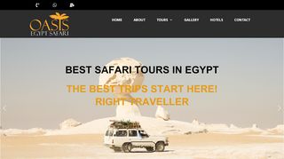 لقطة شاشة لموقع Oasis Egypt Safari
بتاريخ 21/09/2019
بواسطة دليل مواقع إنسااي