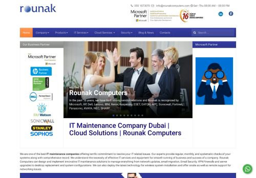لقطة شاشة لموقع Rounak Computers رونق للكمبيوتر
بتاريخ 20/08/2020
بواسطة دليل مواقع إنسااي