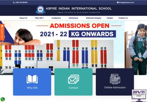 لقطة شاشة لموقع Top most Indian School in Kuwait -Aspire International school
بتاريخ 29/11/2020
بواسطة دليل مواقع إنسااي