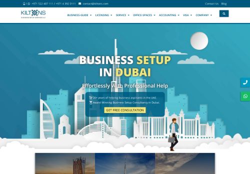 لقطة شاشة لموقع Kiltons Business Setup Services - BUSINESS SETUP IN DUBAI
بتاريخ 12/01/2021
بواسطة دليل مواقع إنسااي