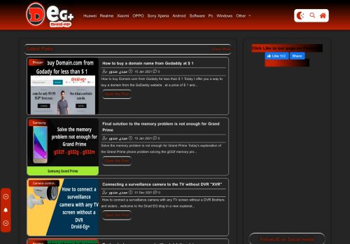 لقطة شاشة لموقع Droid-Eg+ | Learn software and phone repair
بتاريخ 19/01/2021
بواسطة دليل مواقع إنسااي