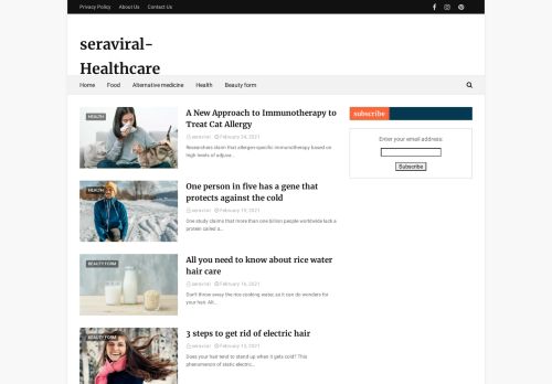 لقطة شاشة لموقع Seraviral-Healthcare
بتاريخ 02/03/2021
بواسطة دليل مواقع إنسااي